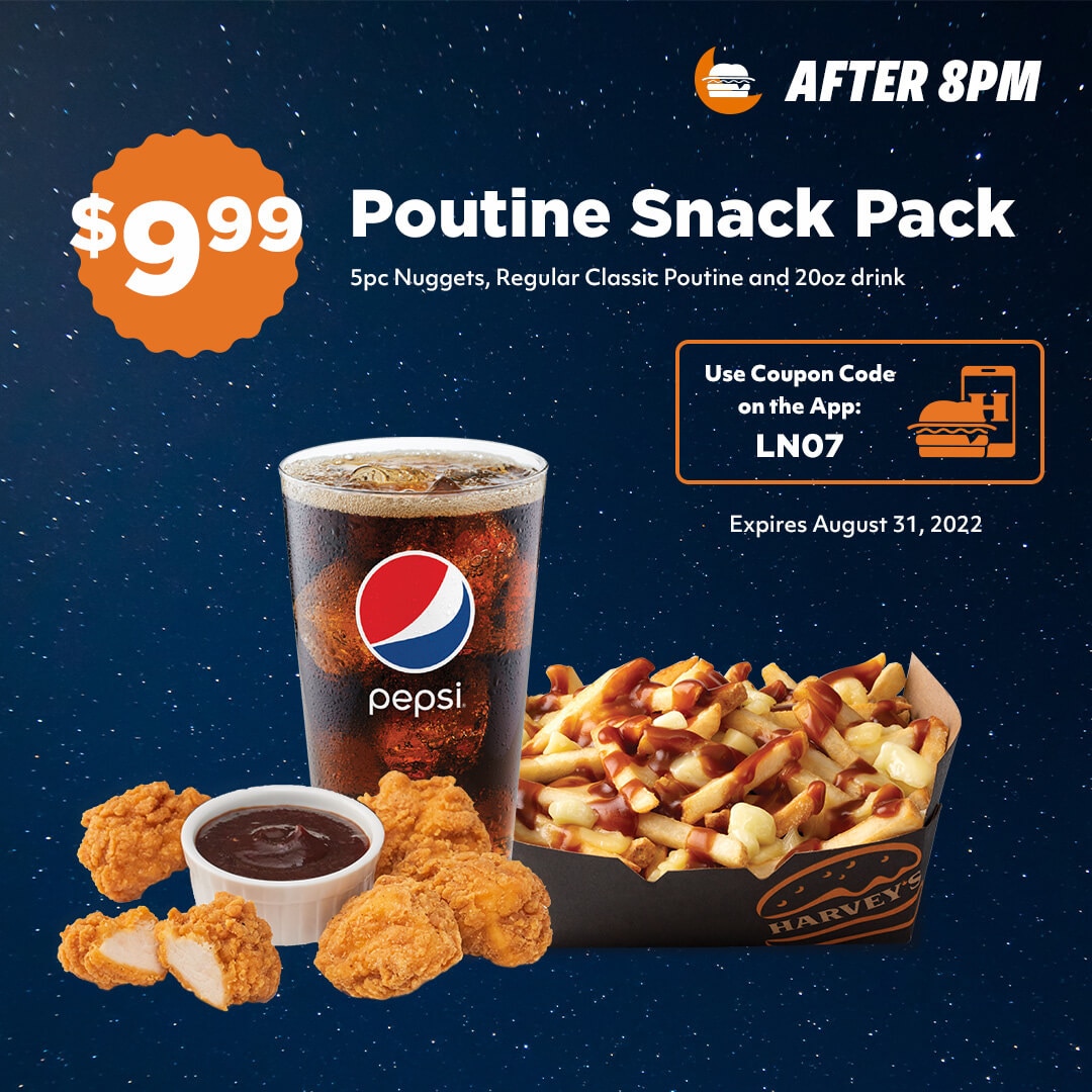 After 8PM Poutine Snack Pack