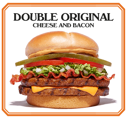 The Double OG plus cheese plus Bacon